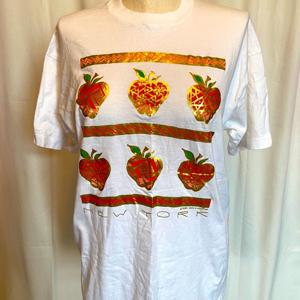 RARE Vintage Big Apple NY XL single stitch Shirt